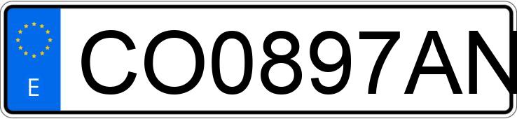 Numer rejestracyjny CO0897AN posiada OPEL CORSA Numer rejestracyjny CO0897AN posiada OPEL CORSA