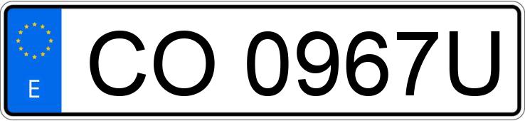 Numer rejestracyjny CO0967U posiada CITROEN C-15 Numer rejestracyjny CO0967U posiada CITROEN C-15