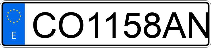 Numer rejestracyjny CO1158AN posiada HONDA CIVIC