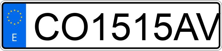 Numer rejestracyjny CO1515AV posiada PEUGEOT 206 Numer rejestracyjny CO1515AV posiada PEUGEOT 206