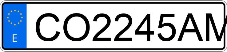 Numer rejestracyjny CO2245AM posiada CITROEN ZX Numer rejestracyjny CO2245AM posiada CITROEN ZX