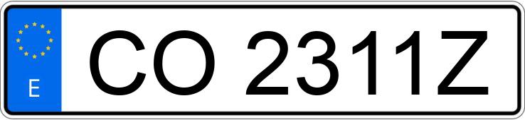 Numer rejestracyjny CO2311Z posiada NISSAN PATROL