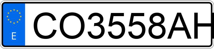 Numer rejestracyjny CO3558AH posiada RENAULT 19 Numer rejestracyjny CO3558AH posiada RENAULT 19