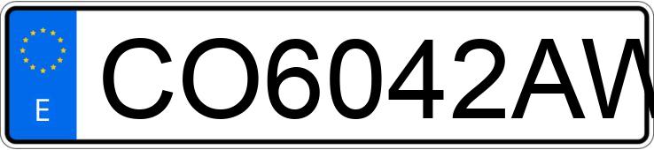 Numer rejestracyjny CO6042AW posiada SEAT TOLEDO Numer rejestracyjny CO6042AW posiada SEAT TOLEDO