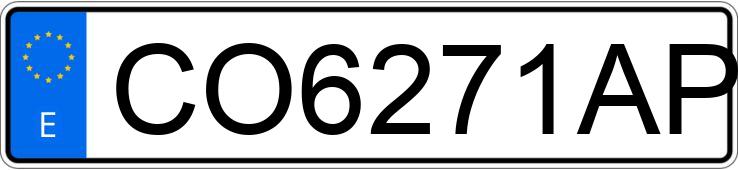 Numer rejestracyjny CO6271AP posiada PEUGEOT 306