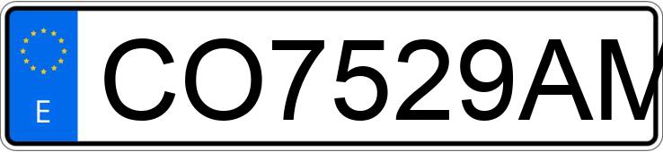 Numer rejestracyjny CO7529AM posiada RENAULT CLIO