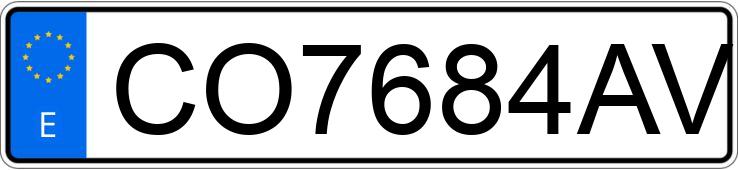 Numer rejestracyjny CO7684AV posiada TATA SAFARI EX