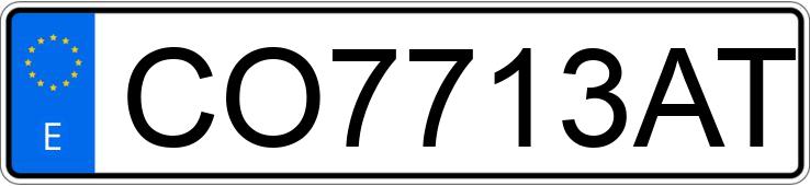 Numer rejestracyjny CO7713AT posiada RENAULT CLIO Numer rejestracyjny CO7713AT posiada RENAULT CLIO