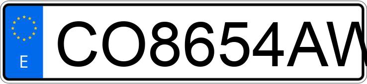Numer rejestracyjny CO8654AW posiada SUZUKI VITARA Numer rejestracyjny CO8654AW posiada SUZUKI VITARA