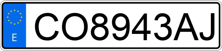Numer rejestracyjny CO8943AJ posiada FORD TRANSIT Numer rejestracyjny CO8943AJ posiada FORD TRANSIT