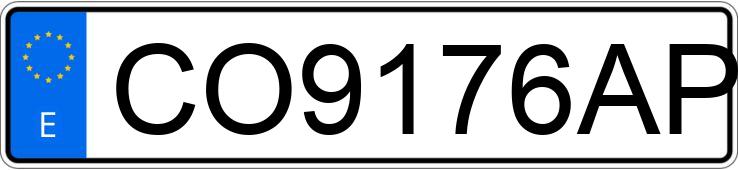 Numer rejestracyjny CO9176AP posiada MITSUBISHI SPACEWAGON Numer rejestracyjny CO9176AP posiada MITSUBISHI SPACEWAGON