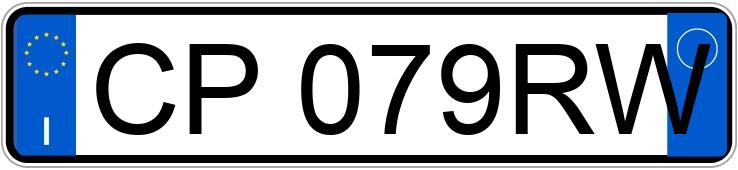 Numer rejestracyjny CP079RW posiada TOYOTA RAV4 2a serie