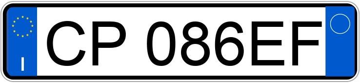 Numer rejestracyjny CP086EF posiada SUZUKI Alto