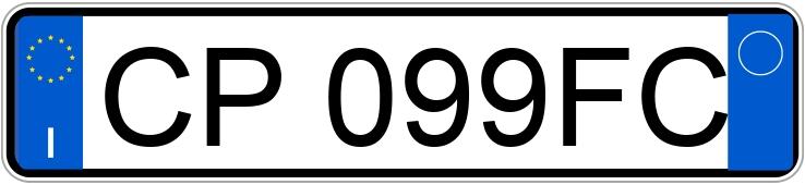 Numer rejestracyjny CP099FC posiada OPEL Zafira