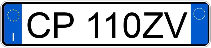 Numer rejestracyjny CP110ZV posiada OPEL Corsa 3a serie