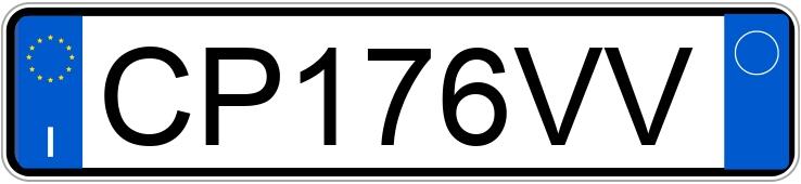 Numer rejestracyjny CP176VV posiada FIAT Punto 3a serie Numer rejestracyjny CP176VV posiada FIAT Punto 3a serie