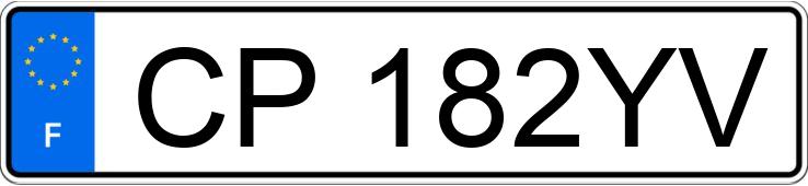 Numer rejestracyjny CP182YV posiada BMW X3