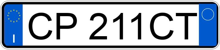 Numer rejestracyjny CP211CT posiada AUDI A3 2a serie