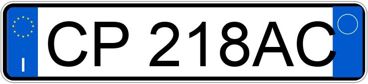 Numer rejestracyjny CP218AC posiada FIAT Punto 3a serie