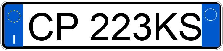 Numer rejestracyjny CP223KS posiada FIAT Doblo 1a serie Numer rejestracyjny CP223KS posiada FIAT Doblo 1a serie