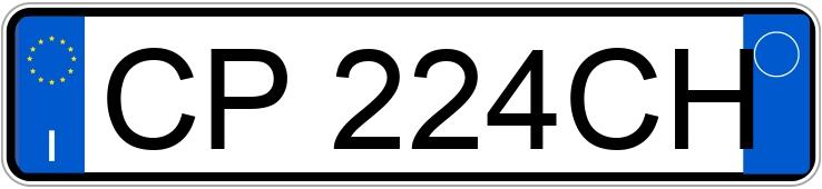 Numer rejestracyjny CP224CH posiada OPEL Corsa 3a serie
