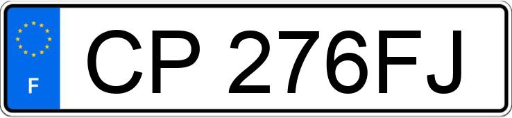 Numer rejestracyjny CP276FJ posiada JAGUAR XF