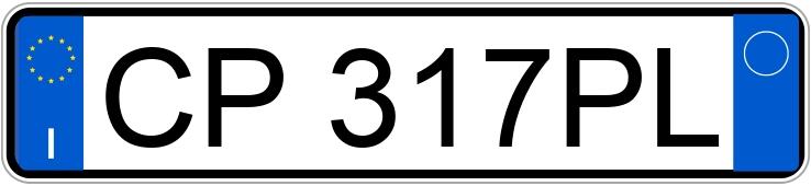 Numer rejestracyjny CP317PL posiada BMW Serie 5