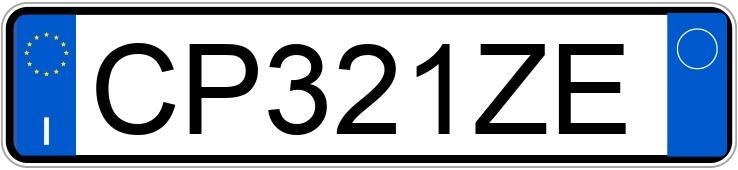 Numer rejestracyjny CP321ZE posiada FIAT Punto 3a serie