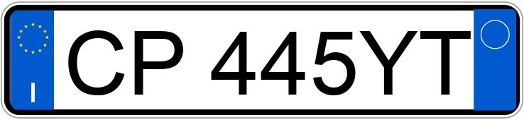 Numer rejestracyjny CP445YT posiada VOLKSWAGEN Golf 5a serie