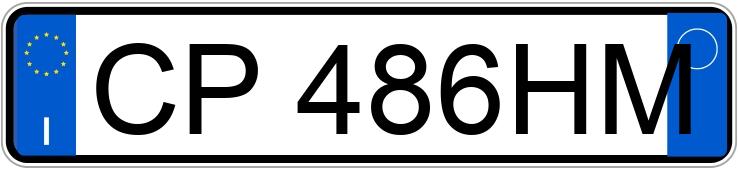 Numer rejestracyjny CP486HM posiada RENAULT Megane 2a serie