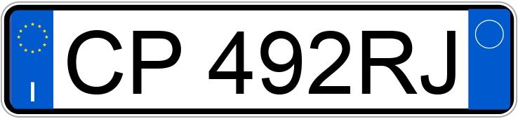 Numer rejestracyjny CP492RJ posiada LANCIA Phedra