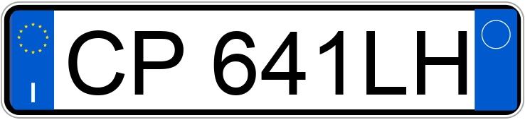 Numer rejestracyjny CP641LH posiada FIAT Punto 3a serie