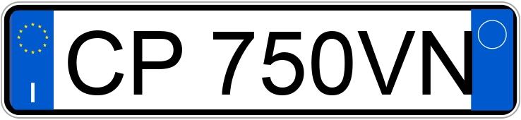 Numer rejestracyjny CP750VN posiada OPEL Zafira