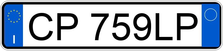 Numer rejestracyjny CP759LP posiada CITROEN C2