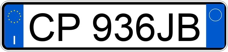 Numer rejestracyjny CP936JB posiada FIAT Idea