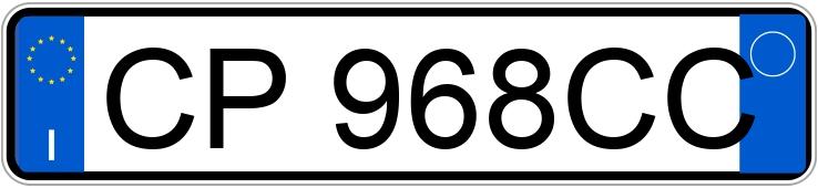 Numer rejestracyjny CP968CC posiada PEUGEOT 307