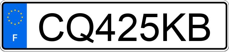Numer rejestracyjny CQ425KB posiada PEUGEOT EXPERT