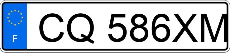 Numer rejestracyjny CQ586XM posiada RENAULT MEGANE III ESTATE