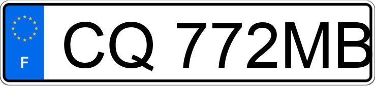 Numer rejestracyjny CQ772MB posiada PEUGEOT 208