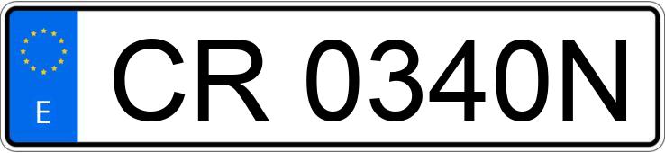 Numer rejestracyjny CR0340N posiada RENAULT CLIO RT 1.2