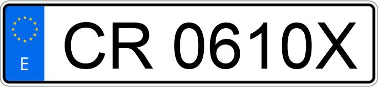 Numer rejestracyjny CR0610X posiada RENAULT LAGUNA