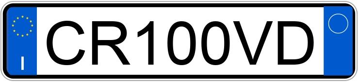 Numer rejestracyjny CR100VD posiada TOYOTA RAV4 2a serie Numer rejestracyjny CR100VD posiada TOYOTA RAV4 2a serie