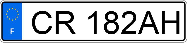 Numer rejestracyjny CR182AH posiada BMW SERIE 3 VI