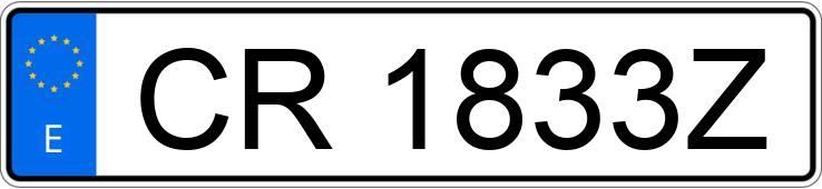 Numer rejestracyjny CR1833Z posiada AUDI A6