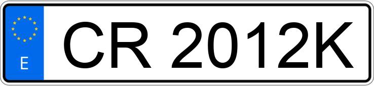 Numer rejestracyjny CR2012K posiada RENAULT EXPRESS