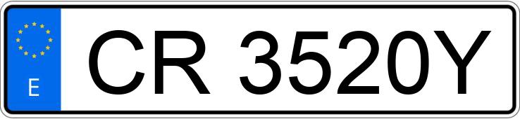 Numer rejestracyjny CR3520Y posiada FIAT-IVECO TURBO 190 36