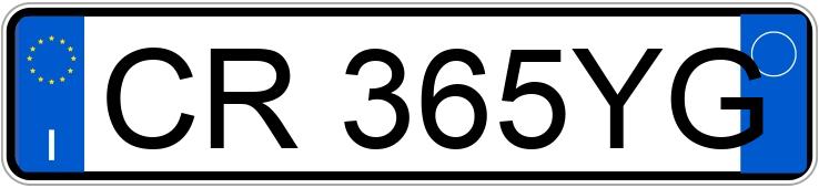 Numer rejestracyjny CR365YG posiada VOLKSWAGEN Golf 5a serie Numer rejestracyjny CR365YG posiada VOLKSWAGEN Golf 5a serie