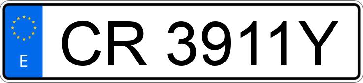 Numer rejestracyjny CR3911Y posiada RENAULT CBH 260