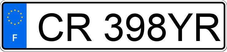 Numer rejestracyjny CR398YR posiada RENAULT CLIO III