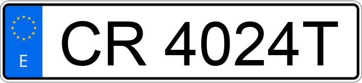 Numer rejestracyjny CR4024T posiada FORD ESCORT 1.3